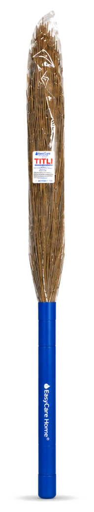 TITLI grass broom, 52 inch, in its printed retail pack